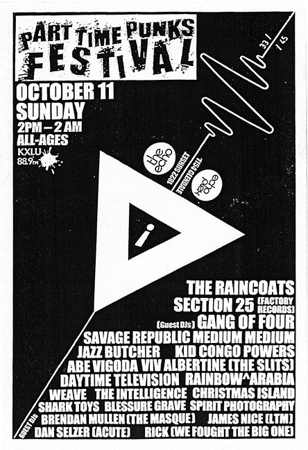 Part Time Punks fest